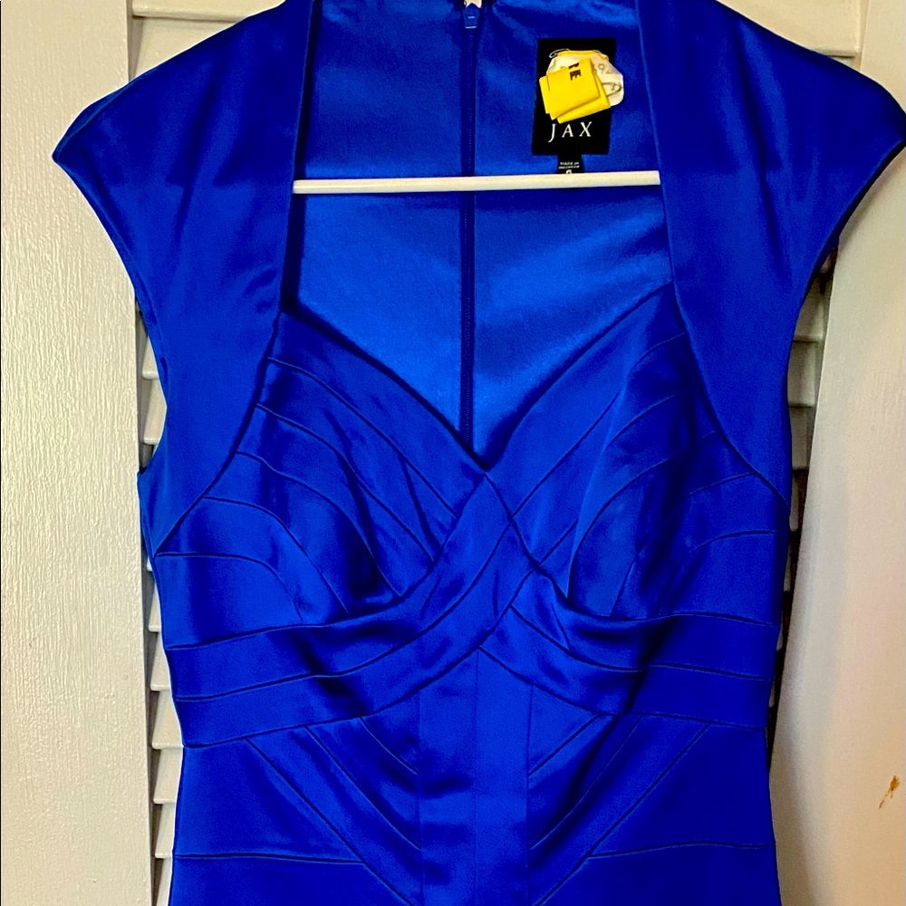 Jax Royal Blue Midi Dress